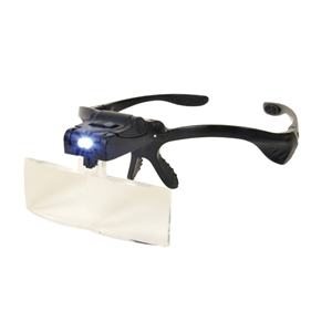 LED Head Magnifier with 5 Lenses