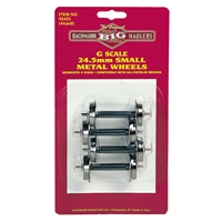 24.5mm Small Metal Wheel Set (4/Card)