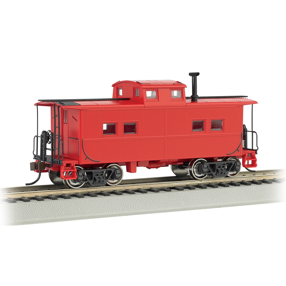 Northeast Steel Caboose - Painted, Unlettered - Caboose - Red