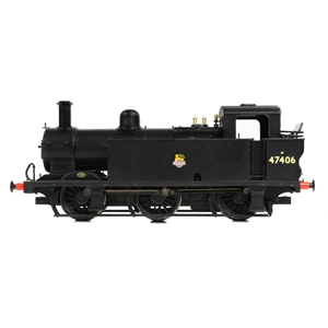 LMS Fowler 3F (Jinty) 47406 BR Black (Early Emblem)