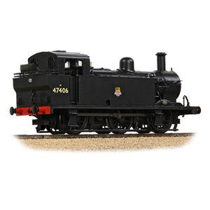 LMS Fowler 3F (Jinty) 47406 BR Black (Early Emblem)