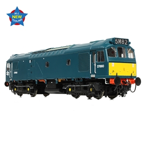 Class 25/3 D7660 BR Blue (Small Yellow Panels)