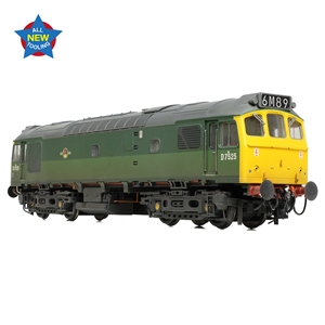 Class 25/2 D7525 BR Two-Tone Green (Full Yellow Ends) [W]