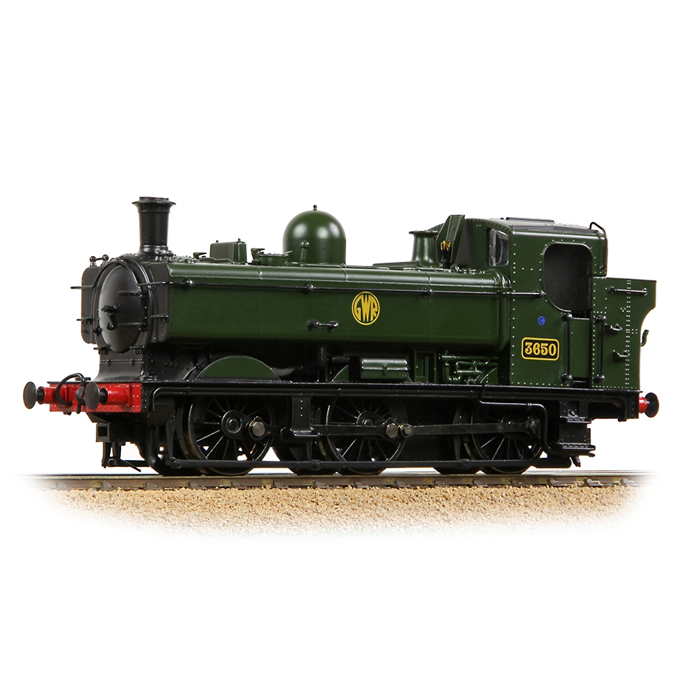 Bachmann Europe plc - GWR 8750 Pannier Tank 3650 GWR Green (Shirtbutton)