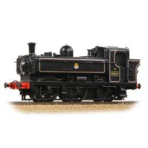 32-205B - GWR 8750 Pannier Tank 9600 BR Lined Black (Early Emblem)