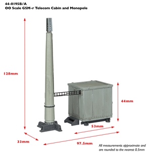 GSM-r Telecom Cabin and Monopole