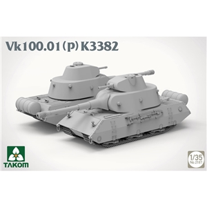 German Army WWII Vk 100.01(p) K3382 Concept Heavy Tank