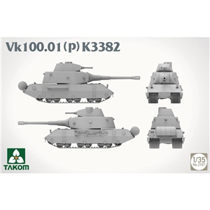 German Army WWII Vk 100.01(p) K3382 Concept Heavy Tank