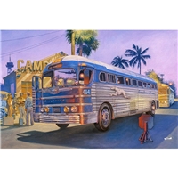 US 1947 PD-3751 “Greyhound Lines” Silverside Bus