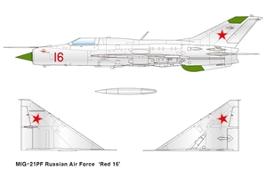 Russian Air Force MiG-21PF Fishbed-D