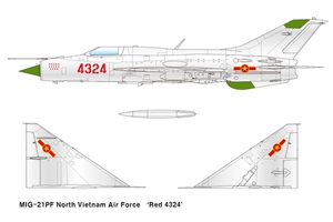 Russian Air Force MiG-21PF Fishbed-D