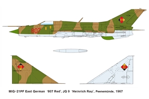 Russian Air Force MiG-21PF Fishbed-D Fighter Aircraft