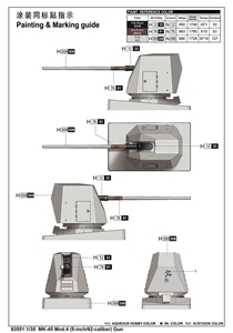 US Navy Mk 45 Mod 4 5 /62 Naval Gun