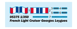 French Navy Georges Leygues WWII Light Cruiser Ship