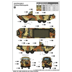 US Army GMC DUKW-353 Amphibious Truck w/105mm Howitzer