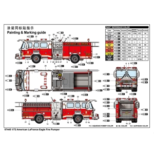 US Army American LaFrance Eagle Fire Pumper Vehicle