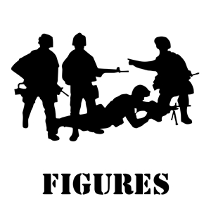 All figures and artillery