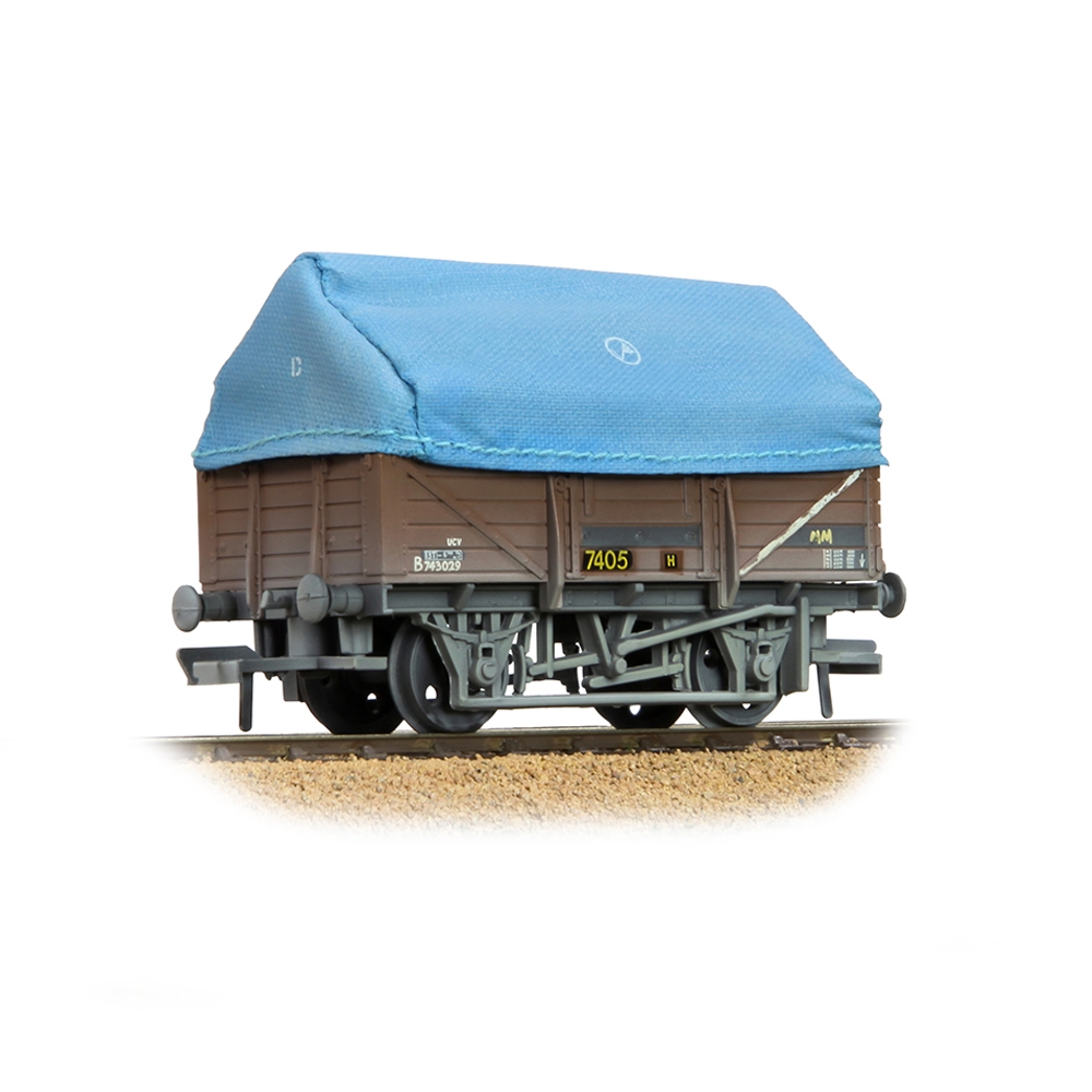 5 Plank China Clay Wagon BR Bauxite (TOPS) With Hood [W]