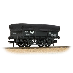 5 Plank China Clay Wagon GWR Grey with Tarpaulin Cover