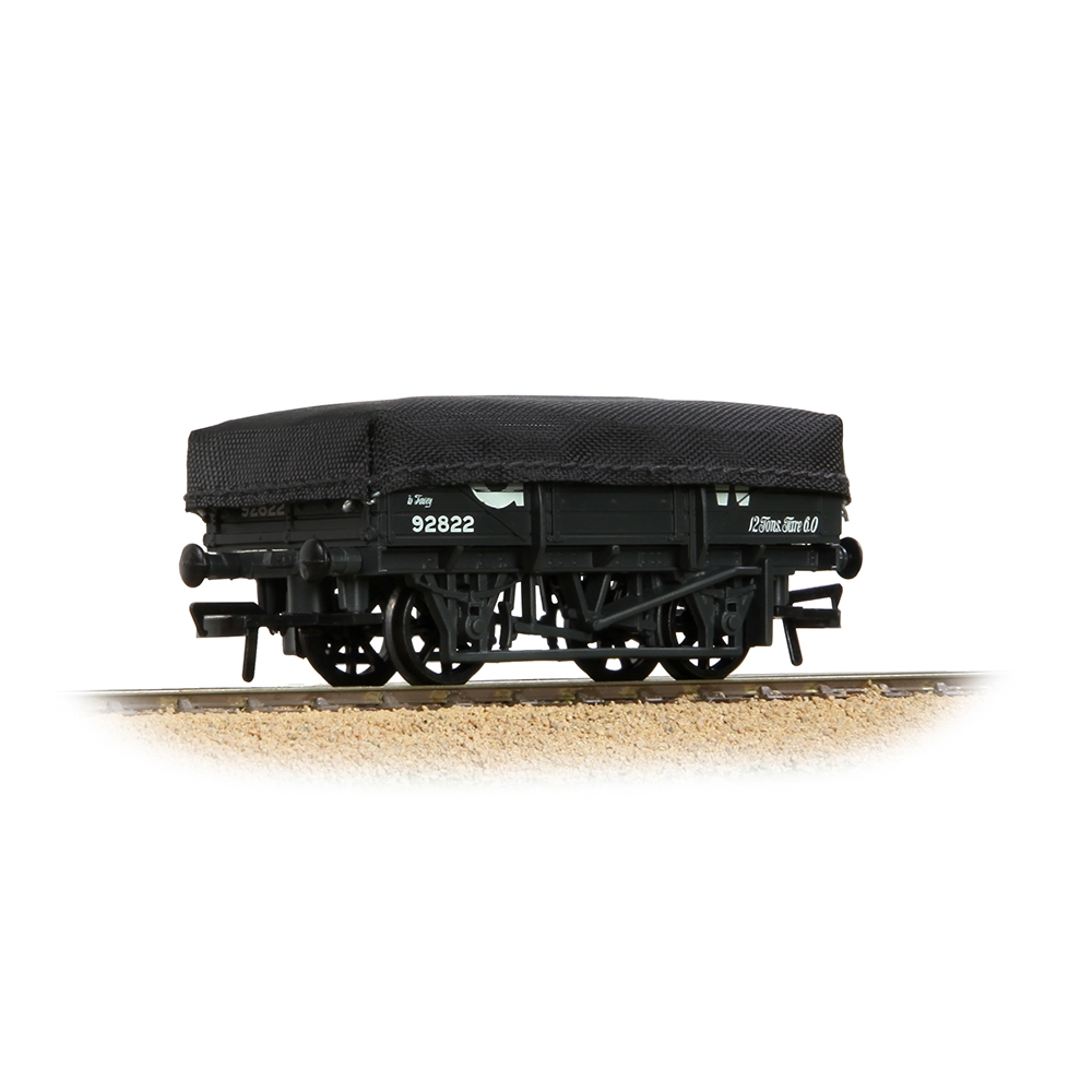 Bachmann Europe plc - 5 Plank China Clay Wagon GWR Grey with Tarpaulin ...