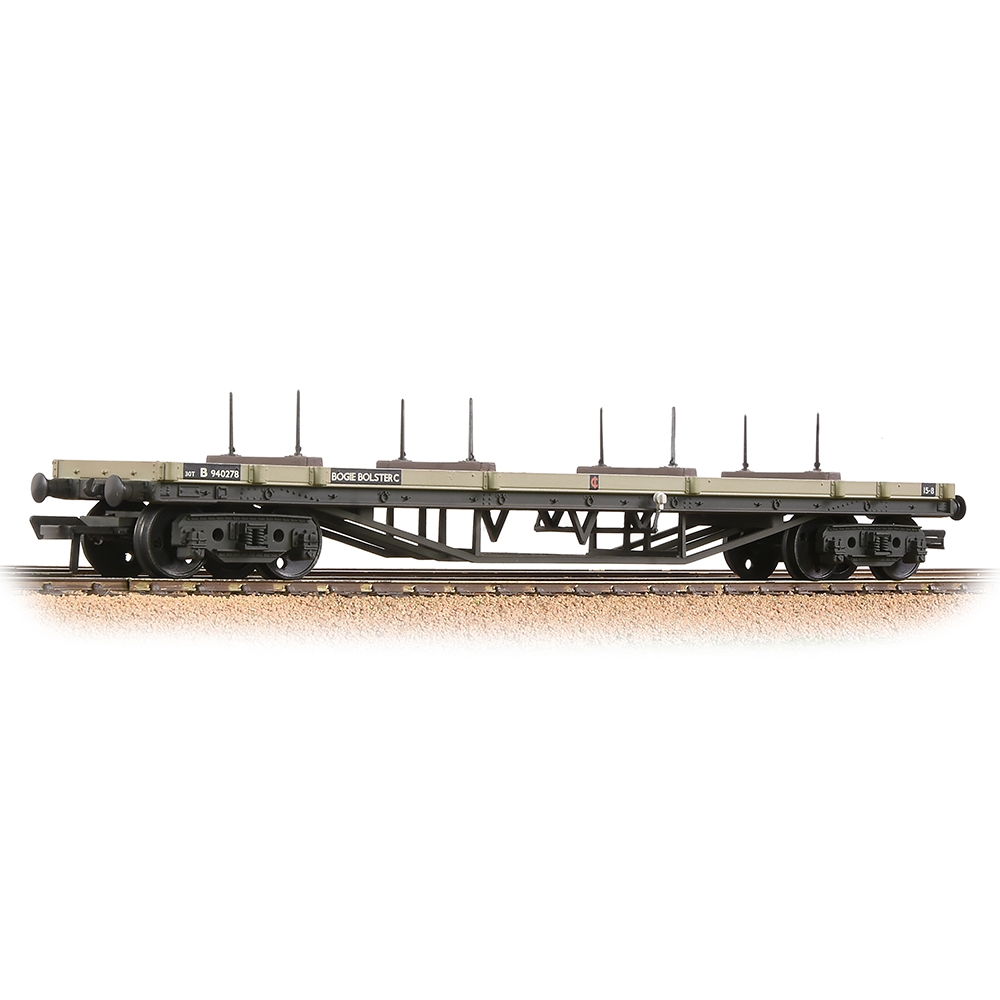 Bachmann Europe plc - 30T Bogie Bolster BR Grey (Early) [W]