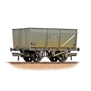 16T Steel Slope-Sided Mineral Wagon Rivetted Doors BR Grey [W]