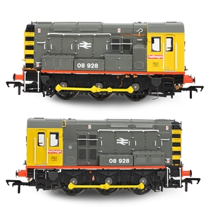 Class 08 08928 BR Railfreight (Red Stripe)