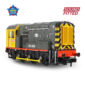 Class 08 08928 BR Railfreight (Red Stripe)