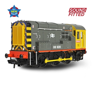 Class 08 08928 BR Railfreight (Red Stripe)