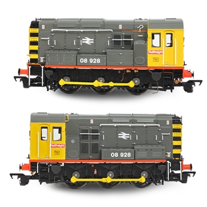 Class 08 08928 BR Railfreight (Red Stripe)