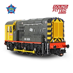 Class 08 08928 BR Railfreight (Red Stripe)