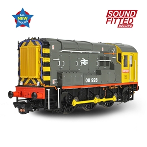 Class 08 08928 BR Railfreight (Red Stripe)