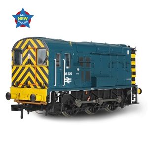 Class 08 08329 BR Blue (Wasp Stripes)