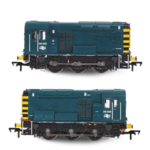 Class 08 08329 BR Blue (Wasp Stripes)