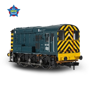 Class 08 08329 BR Blue (Wasp Stripes)