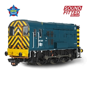 Class 08 08329 BR Blue (Wasp Stripes)