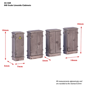 Lineside Cabinets (x4)