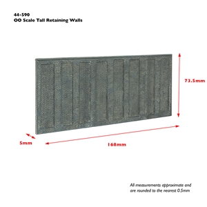 Tall Retaining Walls (x2)