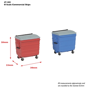 Commercial Lid Skips (x4)