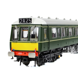 Class 117 3-Car DMU R334 BR Green (Small Yellow Panels)