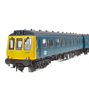 Class 117 3-Car DMU L412 BR Blue