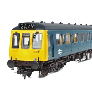 Class 117 3-Car DMU L412 BR Blue