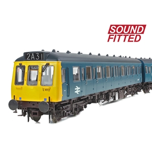 Class 117 3-Car DMU L412 BR Blue