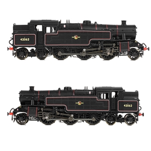 LMS Fairburn Tank 42062 BR Lined Black (Late Crest)