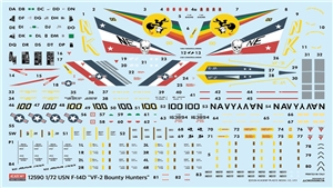 US Navy F-14D Tomcat "VF-2 Bounty Hunters" Fighter Aircraft