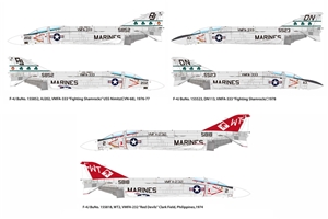 US Marines F-4J Phantom II "Fighting Shamrocks" Fighter Aircraft