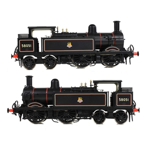 MR 1532 (1P) Tank 58051 BR Lined Black (Early Emblem)