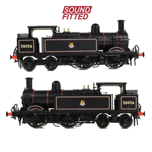 MR 1532 (1P) Tank 58056 BR Lined Black (Early Emblem)