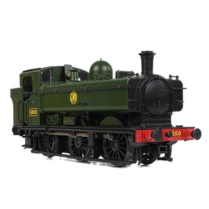 GWR 8750 Pannier Tank 3650 GWR Green (Shirtbutton)