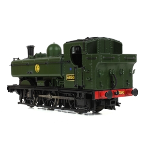 GWR 8750 Pannier Tank 3650 GWR Green (Shirtbutton)